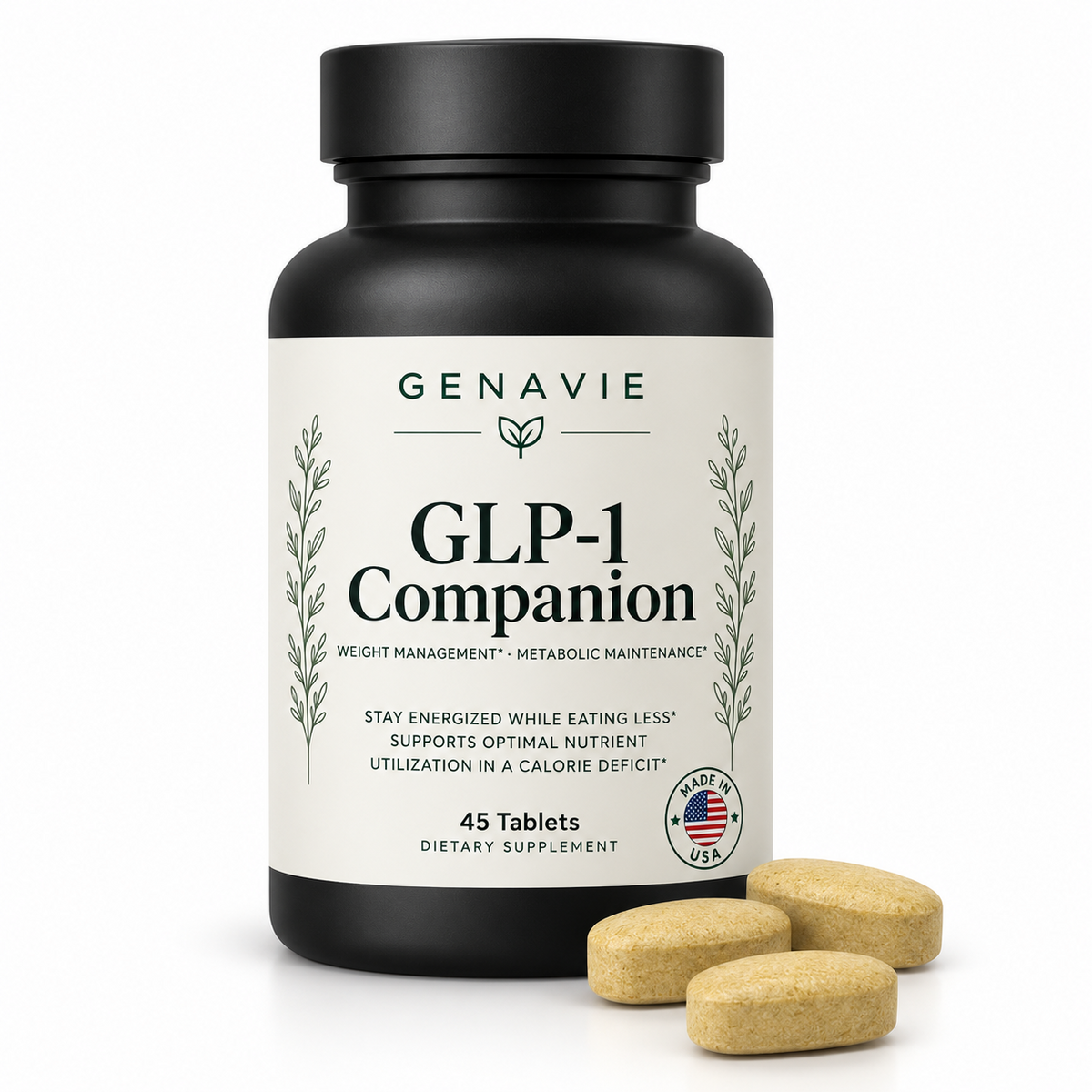 Genavie GLP-1 Companion with tablets
